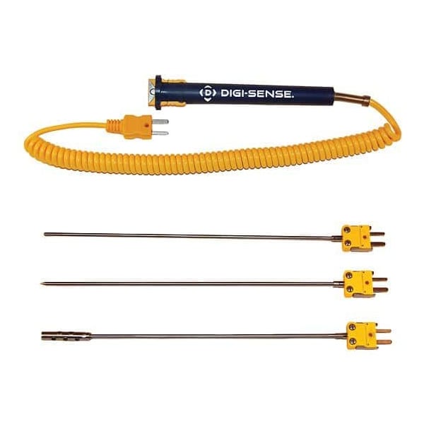 Type K Detach Handle/Lock Probe Kit, 8"L